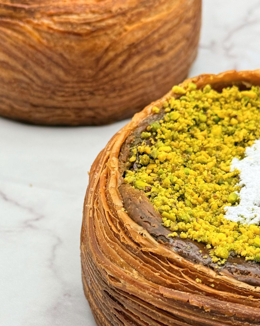 Flan aux pistaches de Sicile