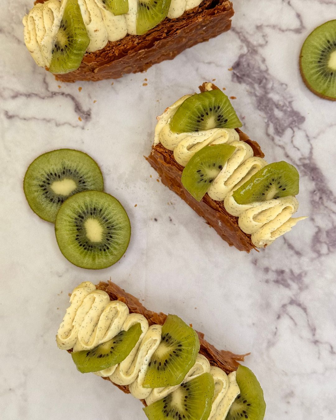 Mille-feuille Vanille & Kiwi