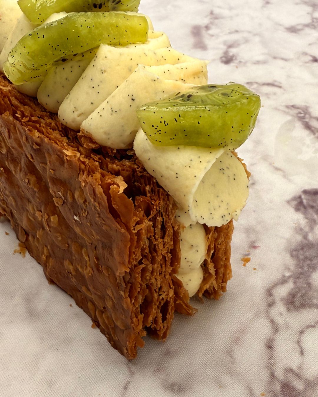 Mille-feuille Vanille & Kiwi