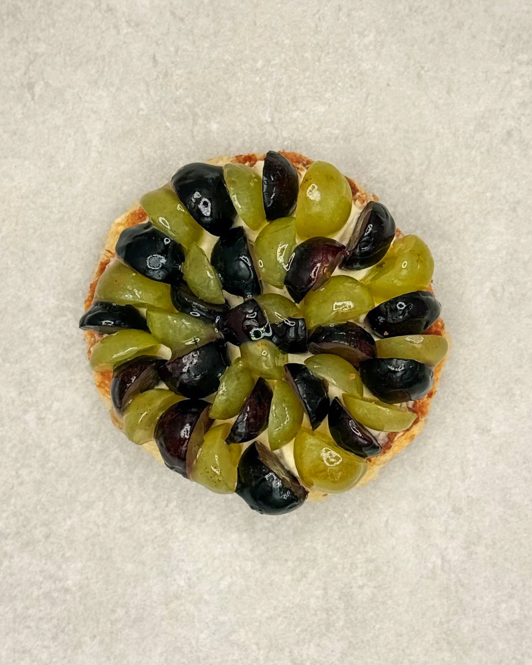 Tarte aux deux raisins
