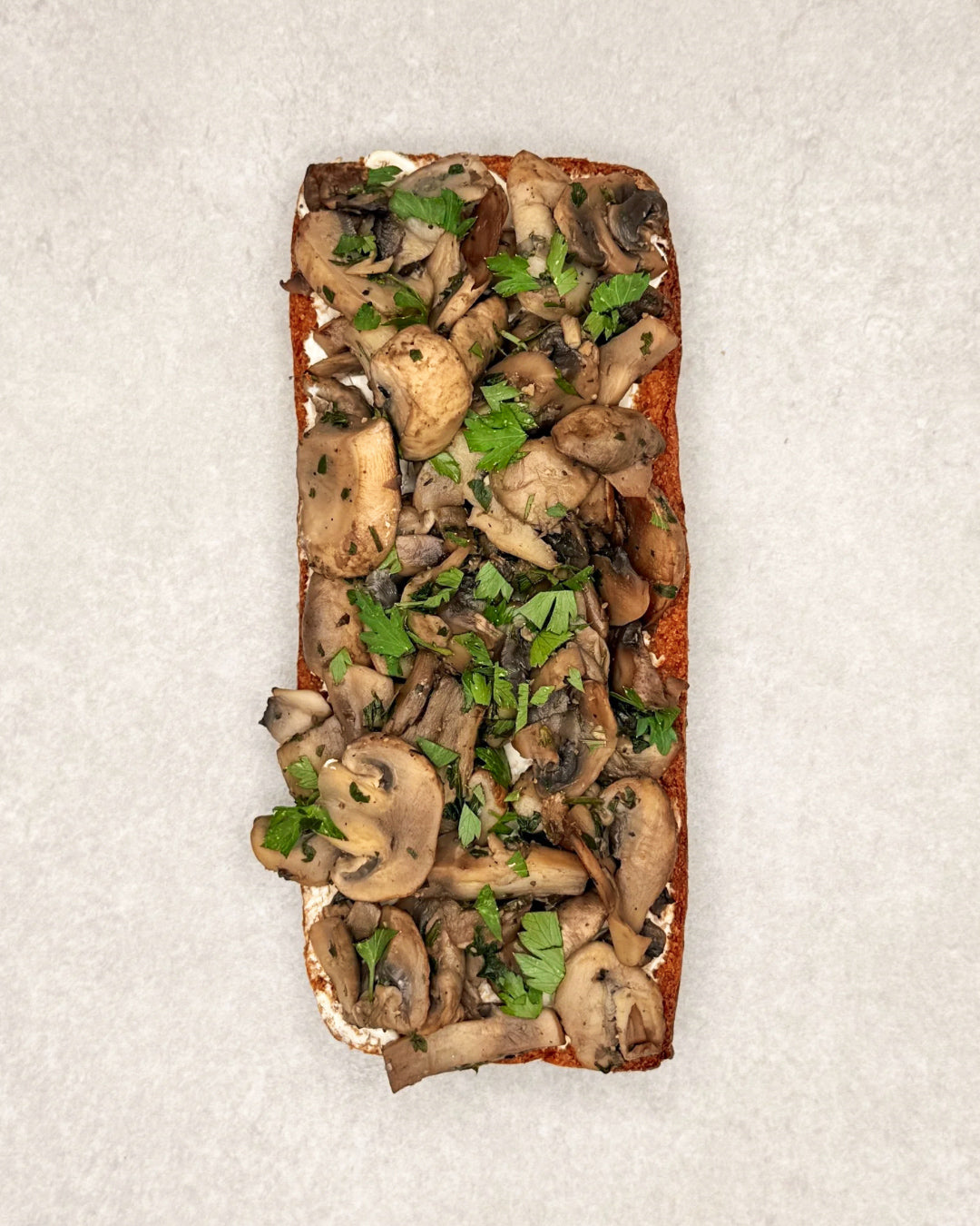 Comme un toast aux champignons