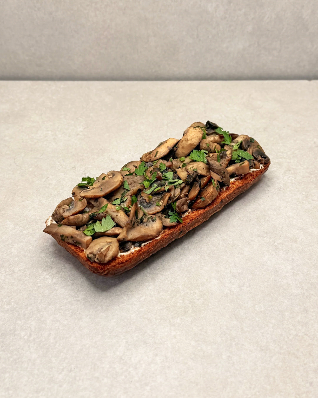 Comme un toast aux champignons