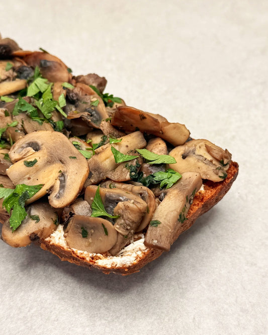 Comme un toast aux champignons