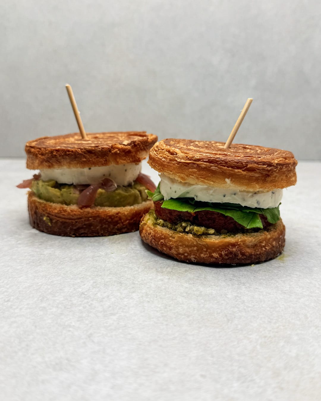 Duo de sandwich feuilletés