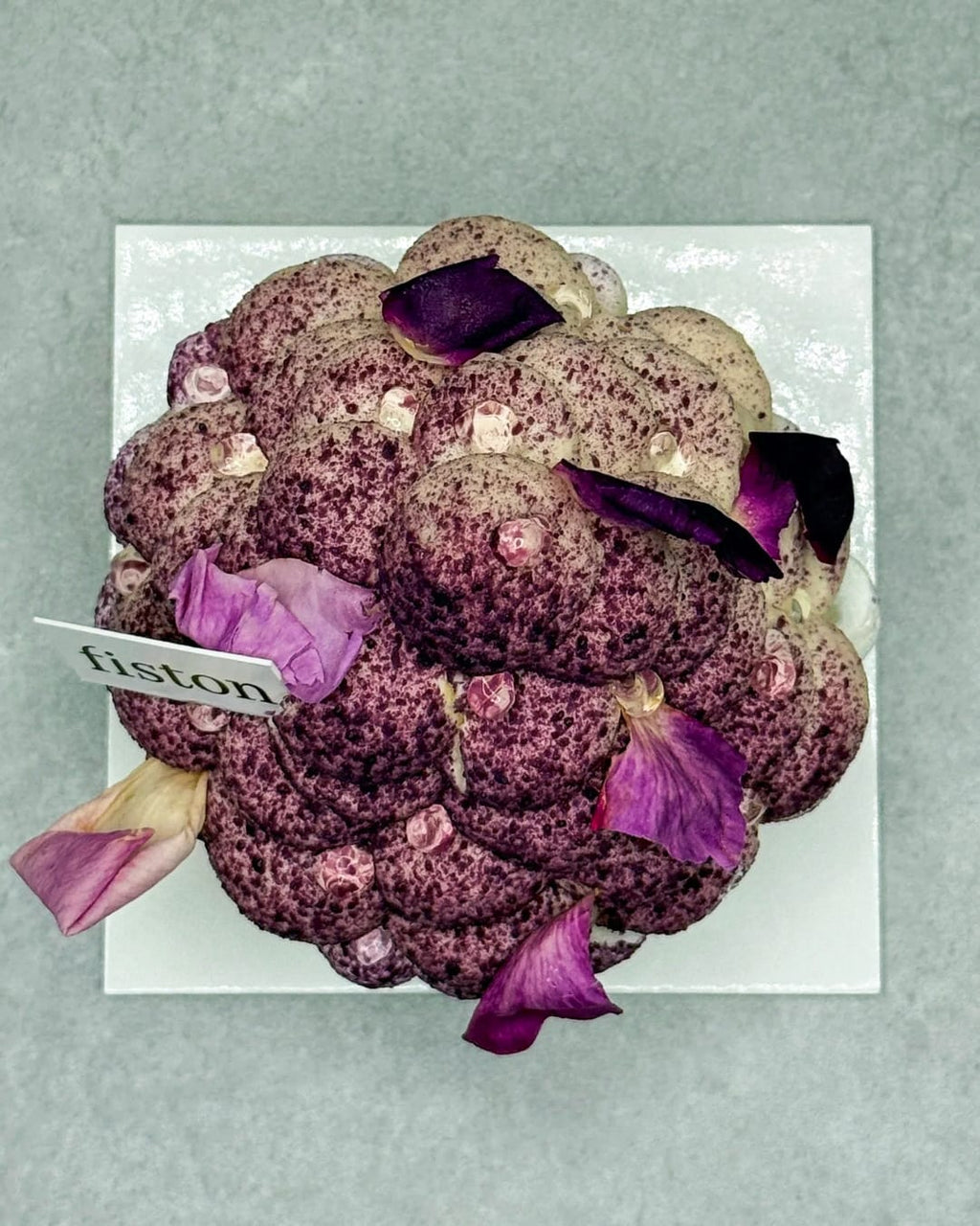 Pavlova myrtille