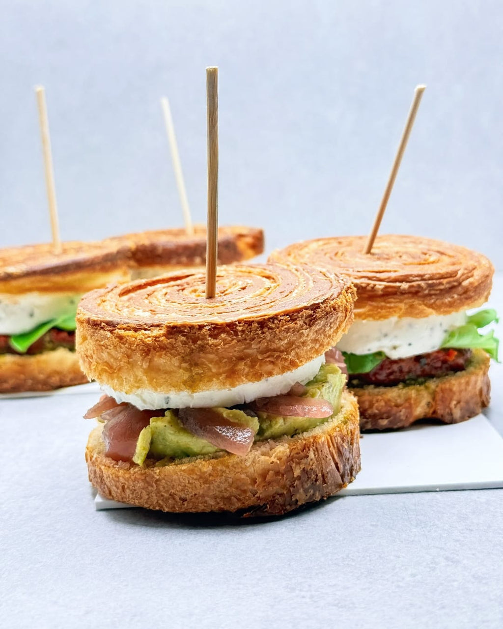 Duo de sandwich feuilletés